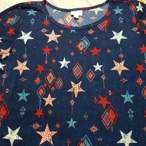 2XL LuLaRoe Americana Carly swing dress